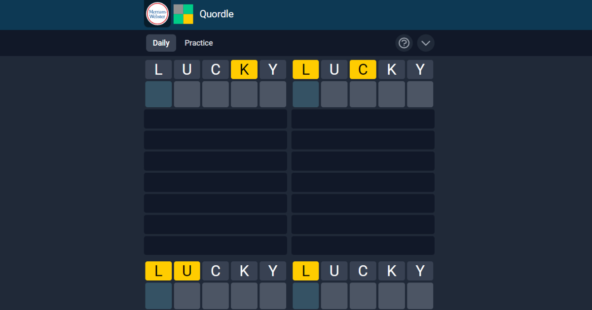 Wordle-like game Quordle has been acquired by Merriam-Webster for an undisclosed sum Merriam-Webster acquires Wordle-like game Quordle
